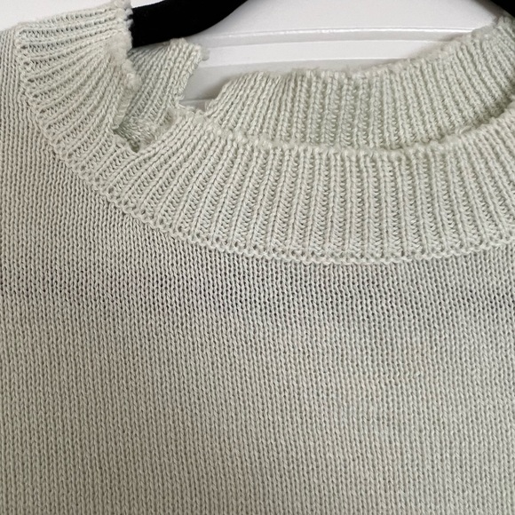 525 America Distressed Crop Sweater | Size M - Picture 5 of 7